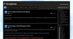 Desktop Screenshot of itscrapbook.com