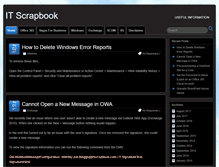 Tablet Screenshot of itscrapbook.com